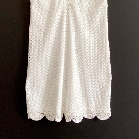 Sugarlips Brette White Crochet Dress, size L - Picture 9 of 15